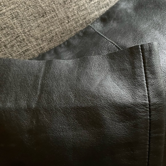 Leather BeBe pants length w/option - Picture 7 of 7